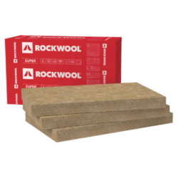 Tepelná izolace ROCKWOOL Superrock - Tepelná izolace Rockwool SUPERROCK z kamenné vlny, nehořlavá, určená pro tepelné, protipožární i akustické izolace šikmých střech, příček, předstěn, stropů, podhledů a provětrávaných fasád.
Lambda D = 0,035 W/m·K

