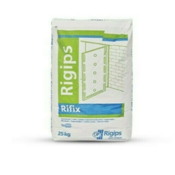Lepící tmel RIFIX Rigips 25 kg - Tmel Rifix je určen pro lepení sádrokartonových desek a sádrovláknitých desek Rigidur přímo na stabilní svislé stavební konstrukce v interiéru.
