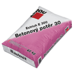 BAUMIT Betonový potěr 30 25kg/54 - Cementový potěr (EN 13813, CT–C30–F6) pro betonové podlahy se zvýšenými nároky, vhodný též pro podlahové vytápění. Určený pro použití v interiéru i v exteriéru.